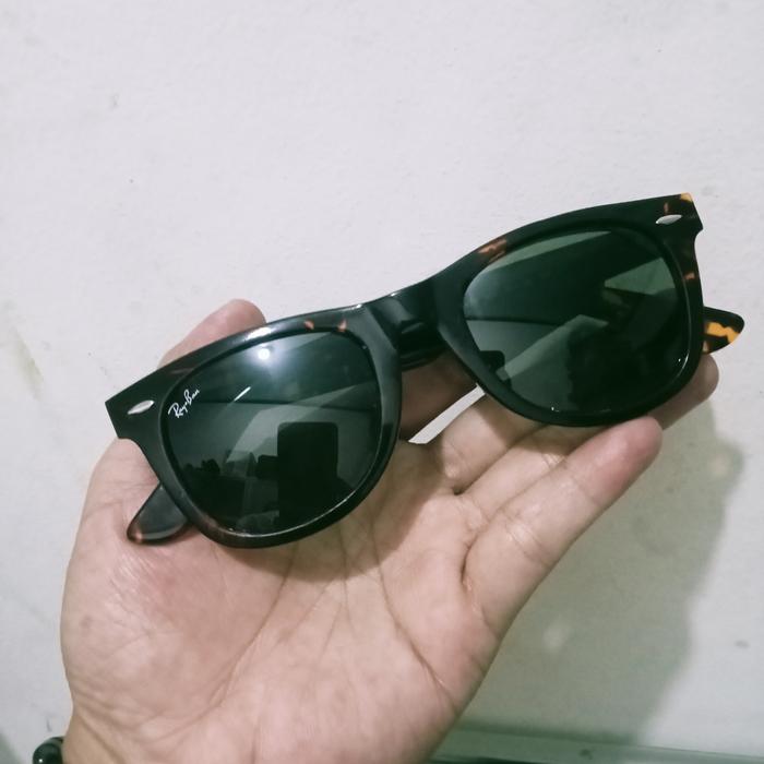 rayban wayfarer tertoise lensa G15 size 50-22