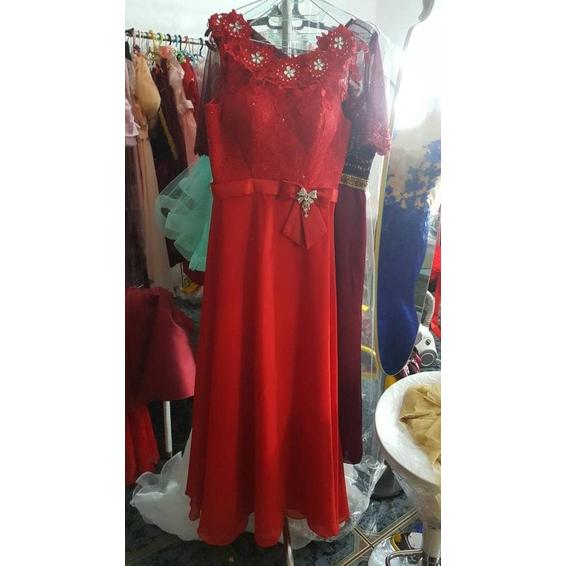 gaun pesta second good condition