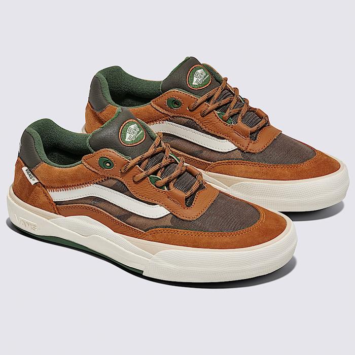 Vans Skate Wayvee Shoe - Glazed Ginger Brown/Green