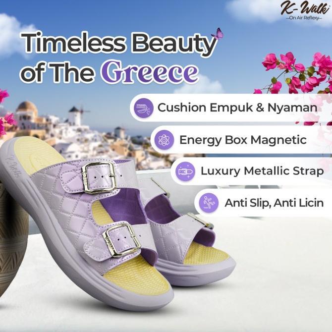 Sendal Terapi Dedi Mizwar K-Walk Jaco Energy Greece Original Asli Sandal Kesehatan [Terlaris] [Terba
