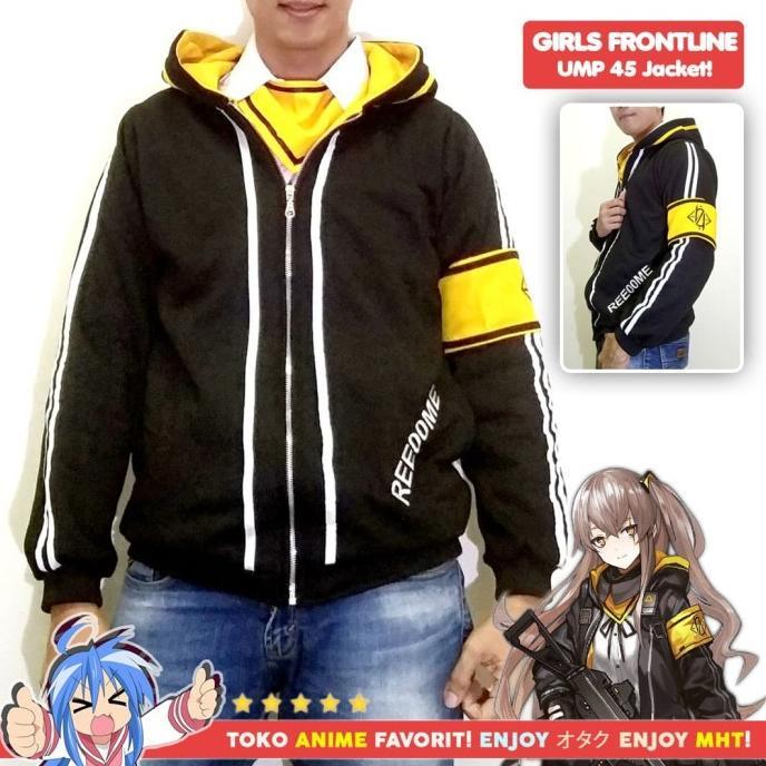 Jaket Hoodie Girls Frontline Ump45 - Kostum Anime Cosplay