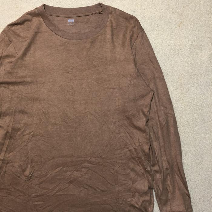 PRELOVED LONGSLEEVE UNIQLO COKLAT