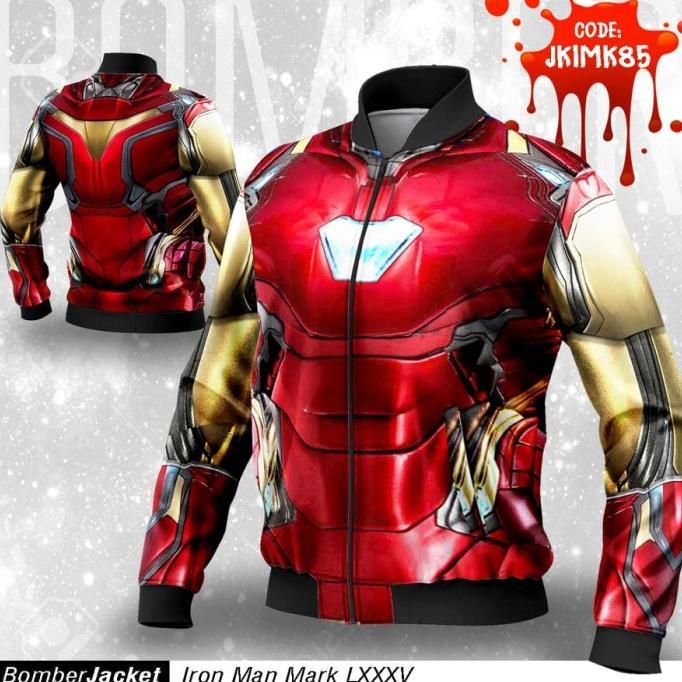 Jaket Bomber Ironman Mark85 | Superhero Costume