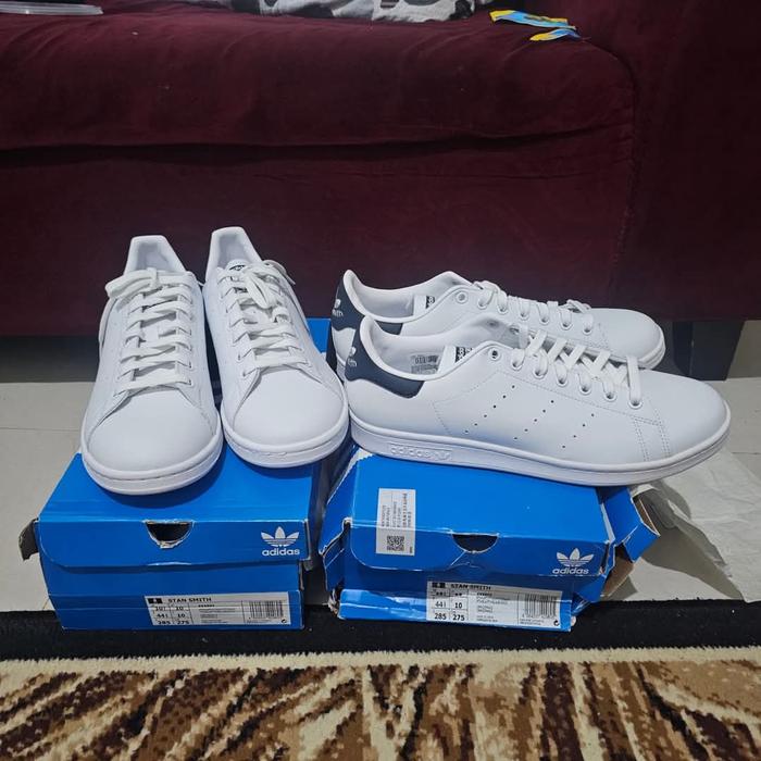 adidas original Stan Smith leather white navy bnib