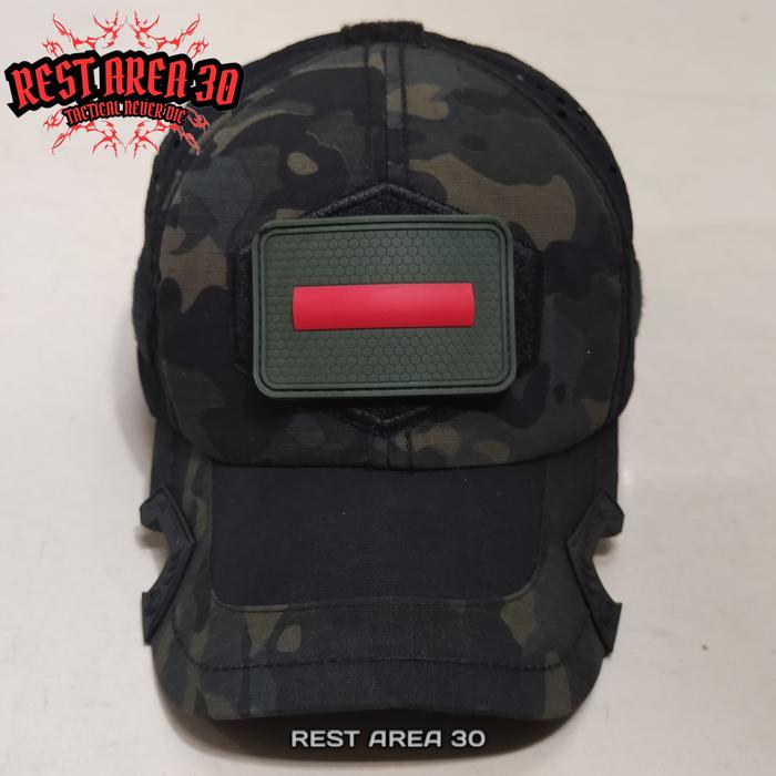Topi Multicam Black Lasercut New Arrival Pangkat PRADA Baseball Caps Tactical Best Quality Premium O
