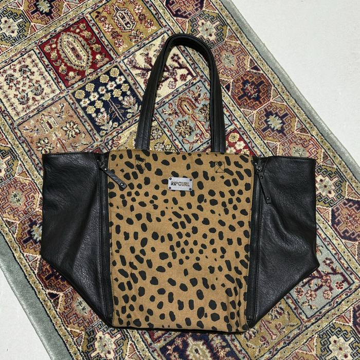 Totebag Ripcurl Leopard mix leather