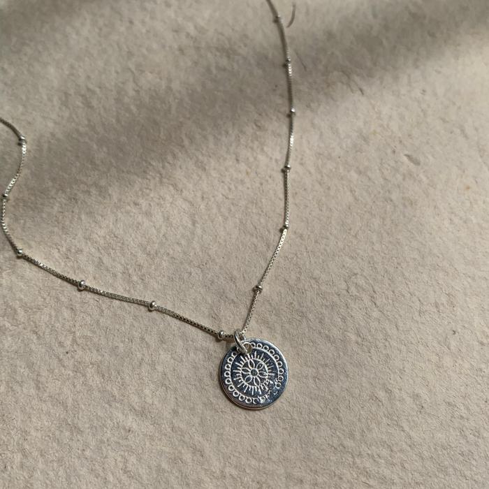 Mandala Necklace - Gala Chain - Sterling silver
