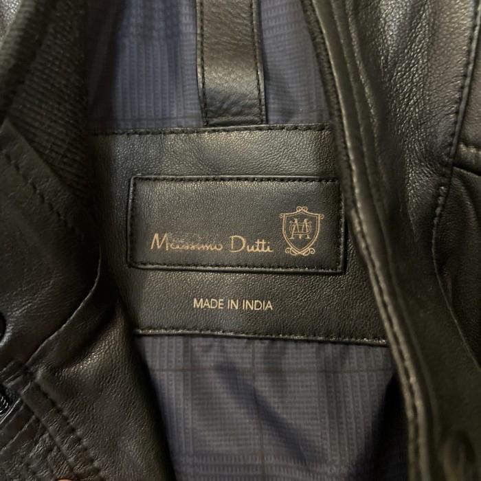 Jaket Kulit Pria Massimo Dutti Original Second Preloved