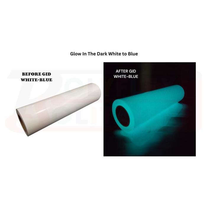 Polyflex Glow in The Dark Korea Meteran-menyalah di tempat gelap