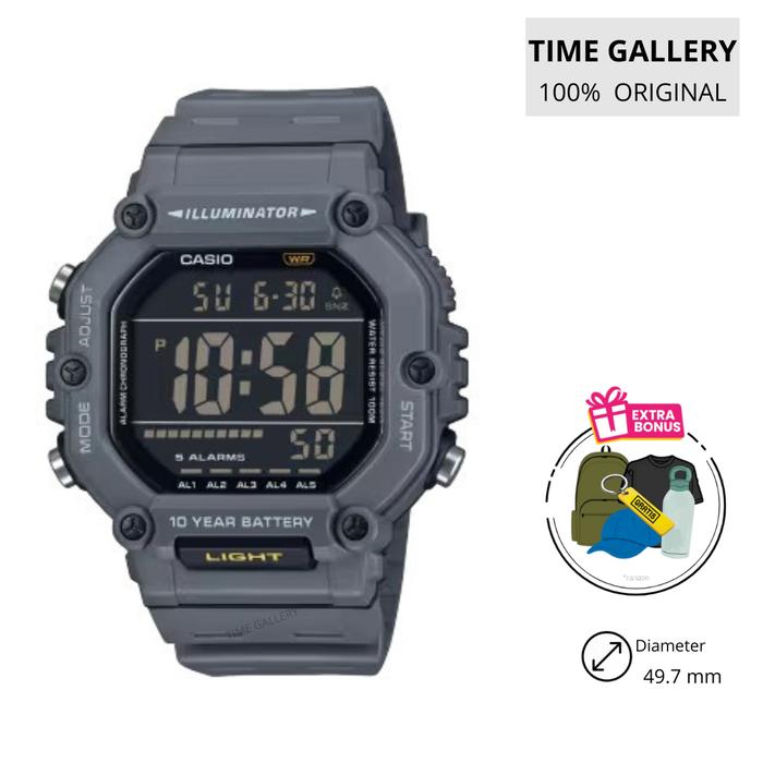 Jam Tangan Pria original Casio ori ae-1600h-8bvdf ae1600h8bvdf ae1600h 8bv 8b 8 1600 watches