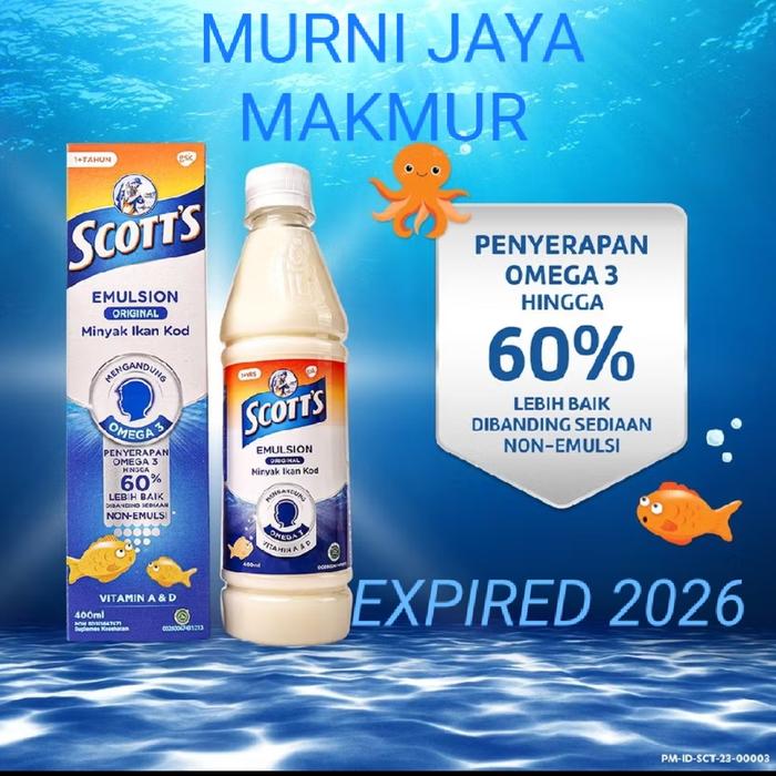 EXP DES 2027 SCOTT EMULSION ORIGINAL 400 ML