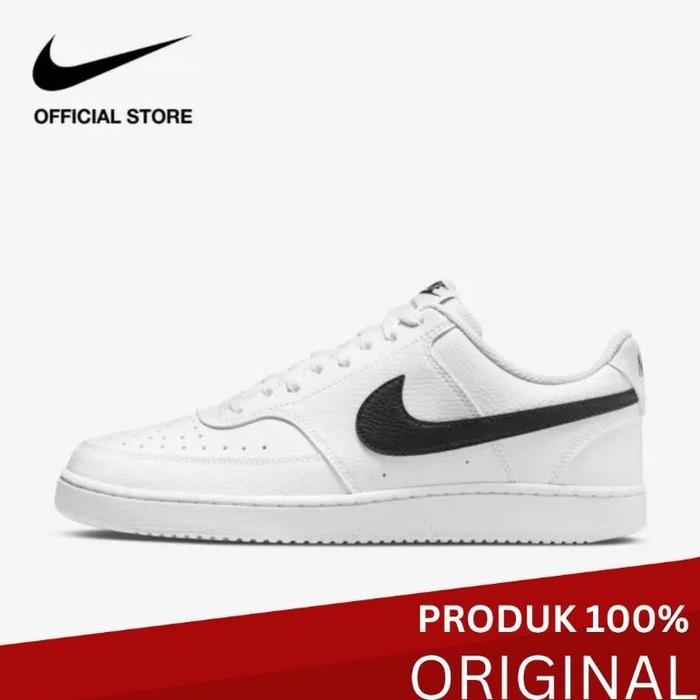 Nike Sepatu Pria Court Vision Low Next Nature - Putih [DH2987-101] Sepatu Premium Kualitas Tinggi Br