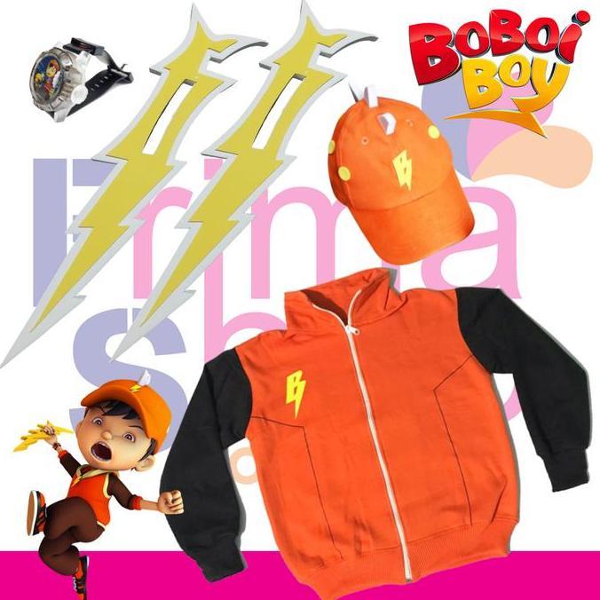 Paket Kostum Anak Keris Petir Boboiboy Galaxy Terbaru Fashion Costume
