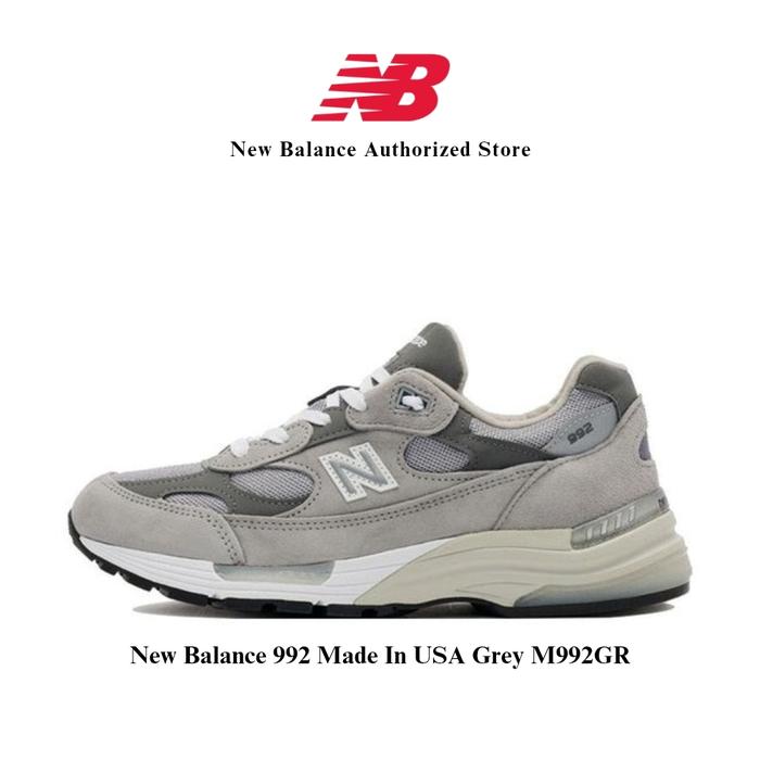 Sepatu NB New Balance 992 Made In USA Grey M992GR