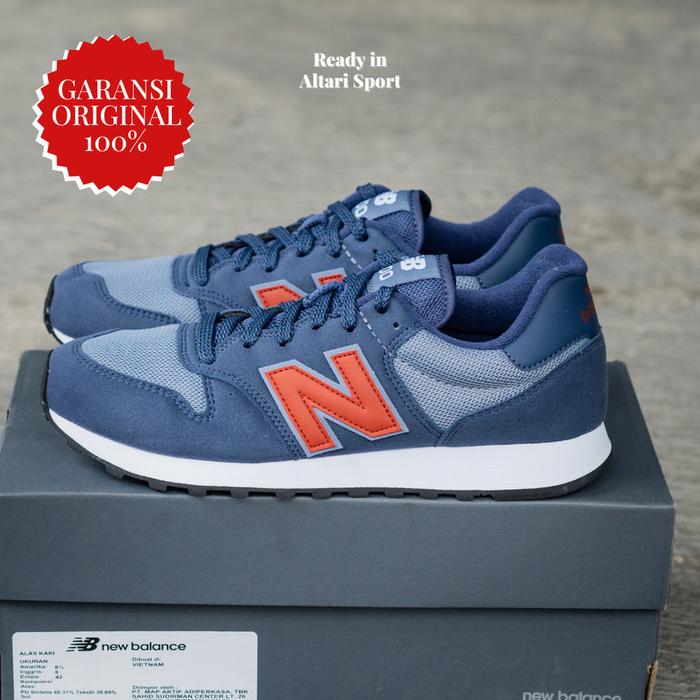 Sepatu casual sneakers nb 500 GM500MN2 original asli bnib