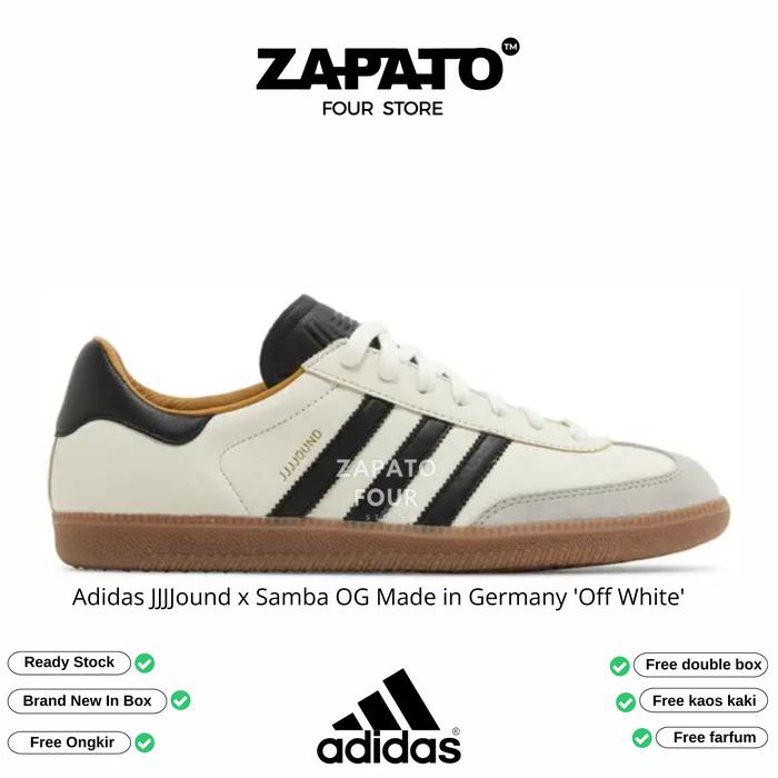 Sepatu Adidas JJJJound x Samba OG Made in Germany 'Off White'