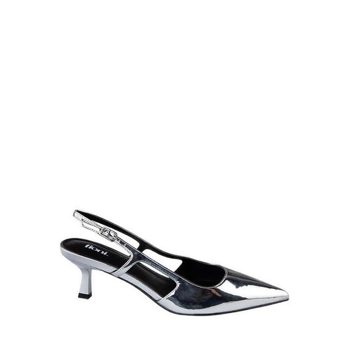 Payless Fioni Womens Anniki Slingback Heels - Silver_04