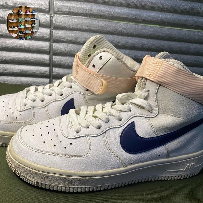 Sepatu Womens Nike AF 1 High 'white Midnight Navy^ 334031-117, Uk. 37.5, Ins.235mm, China