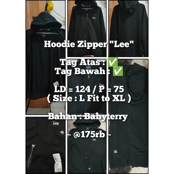 #Thrift - Hoodie Zipper  "Lee" @175K