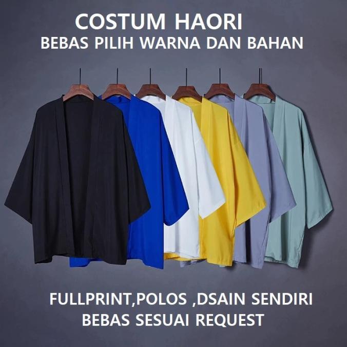 Custom Kostum Kimono Haori Kimono Outer Bebas Request
