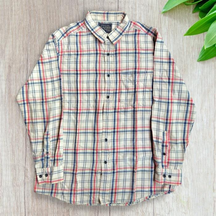 Kemeja Flannel Casual Lengan Panjang Second Branded Uniqlo - XL du2