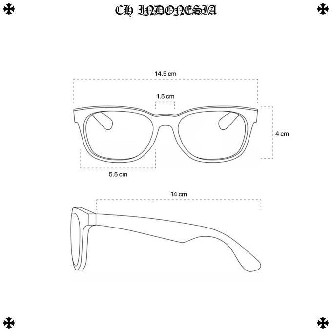 Chrome Hearts Glasses ART/SG/CRS/2016 Kacamata
