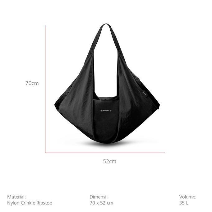 Bodypack Audagami 1.0 Tasuki Bag Tas Selempang - Hitam