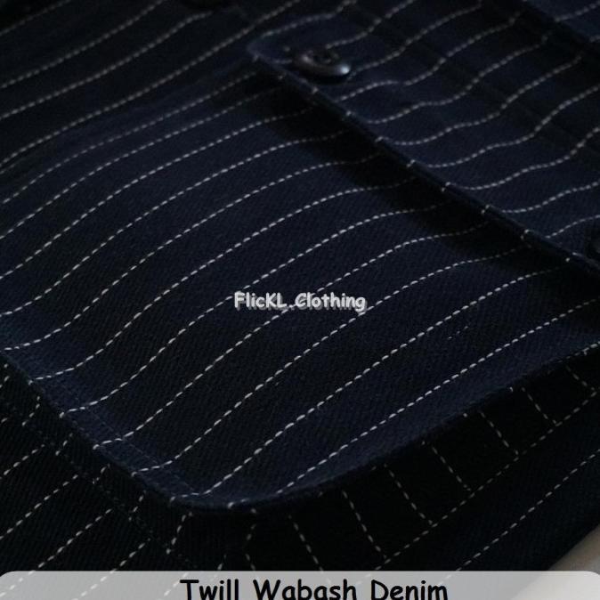 Bahan Kain Twill Wabash Jeans Denim Wabash Wabas