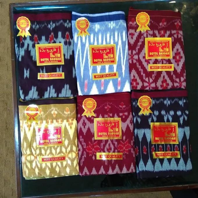 Sarung Tenun Goyor Botol Baddah ATBM Tegal