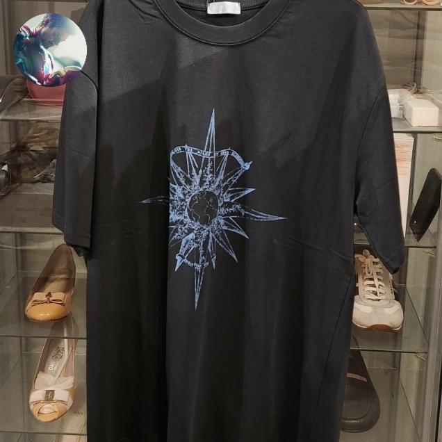 preloved! Dior Men T-shirt with Blue Reve D’Infini Motif size XL (77×57)