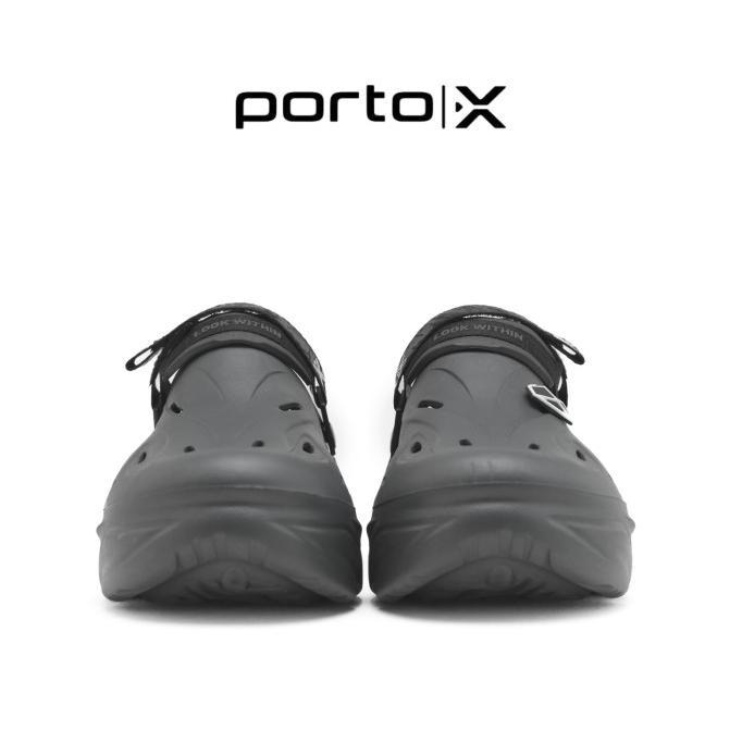 Porto X Sandals - Gio Corv Clogs (Cool Grey) ft Soboyow