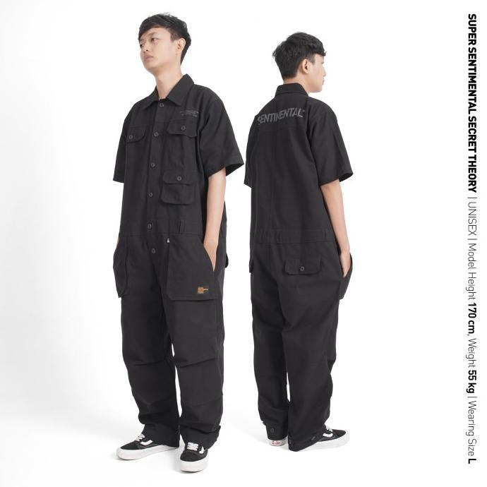 Jumpsuit Wearpack SSST Coverall 2.0 Shortsleeve Hitam