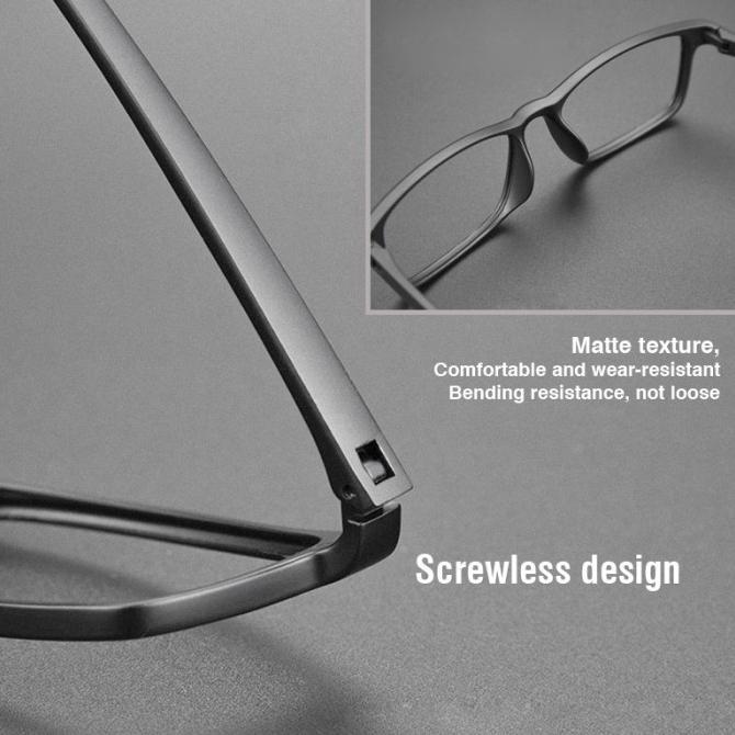 Kacamata Frame TR 90 Lensa Normal / TR90 Glasses