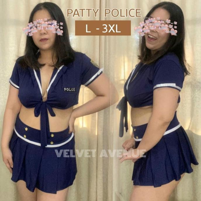 Lingeri Wanita Polisi Lingerie Set Kostum Cosplay Police Reguler Jumbo