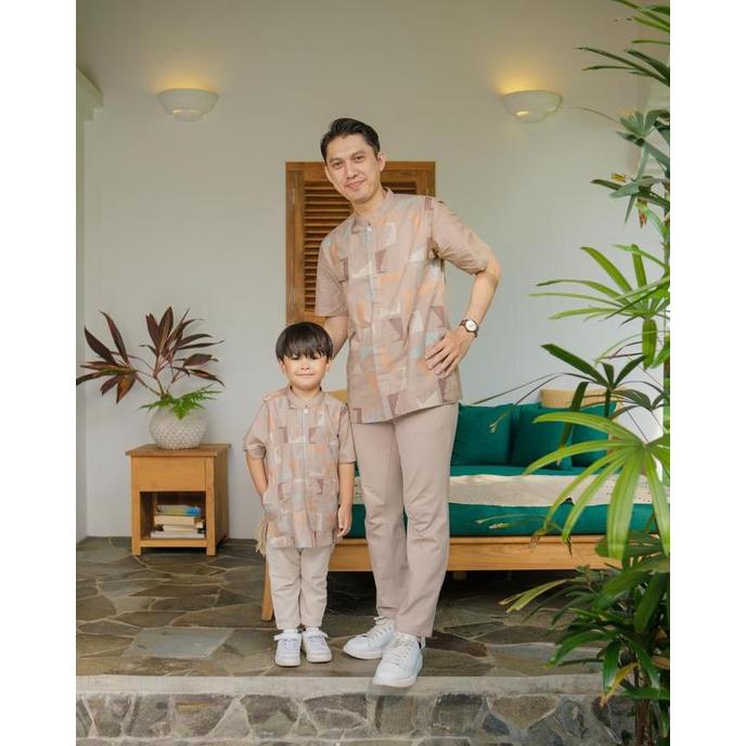 Althaff Baju MUslim Cople Koko Bordir Kaffah Series Lebaran