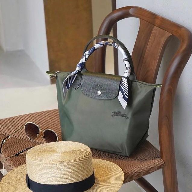 longchamp lepliage original handbag s green forest