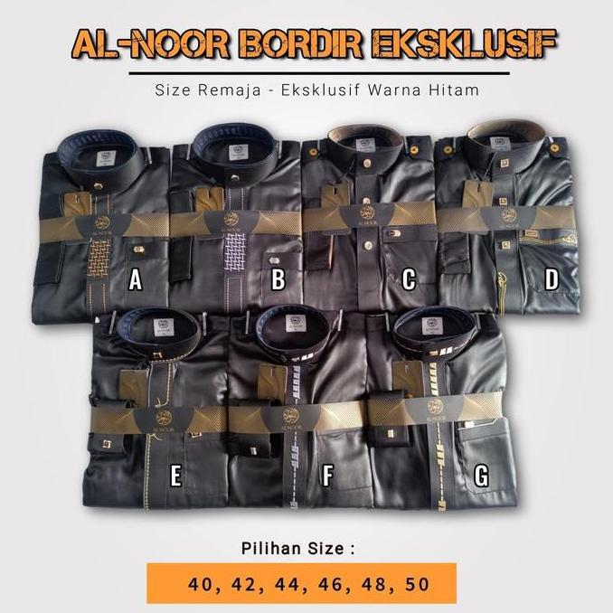 JUBAH ALNOOR PREMIUM POLYESTER - Jubah Gamis Al Noor An Noor Annur Poliester