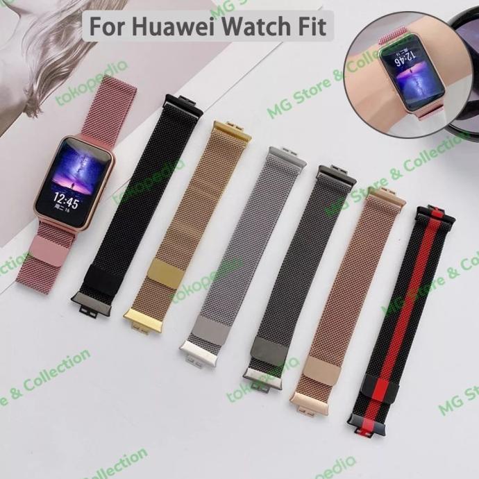 Strap Milanese Magnetic For Huawei Watch FIT SE