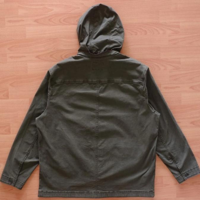 Jaket Parka Pria George (US Brand) Hidden Hood Military Jacket