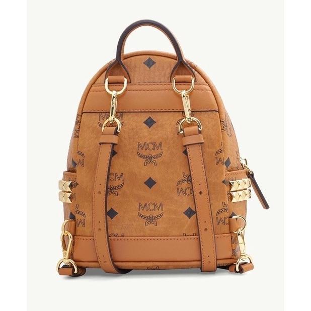 MCM X-mini Bebeboo Backpack in Cognac