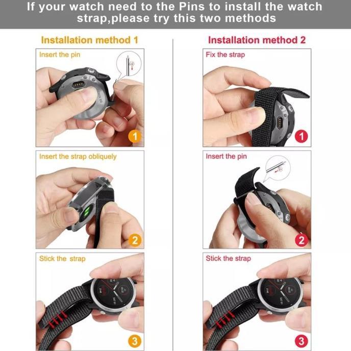 Tali Strap Kanvas Nylon Ultrafit 22MM Garmin Fenix 5 6 7 745 935 945
