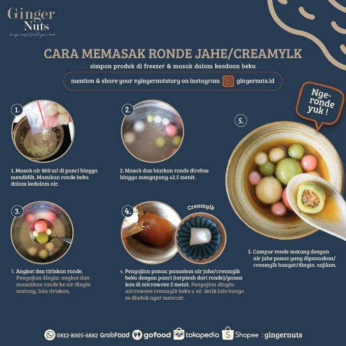 Wedang Ronde 4 Pack / Frozen Ronde / Wedang Jahe / Ronde Jahe / Nyam