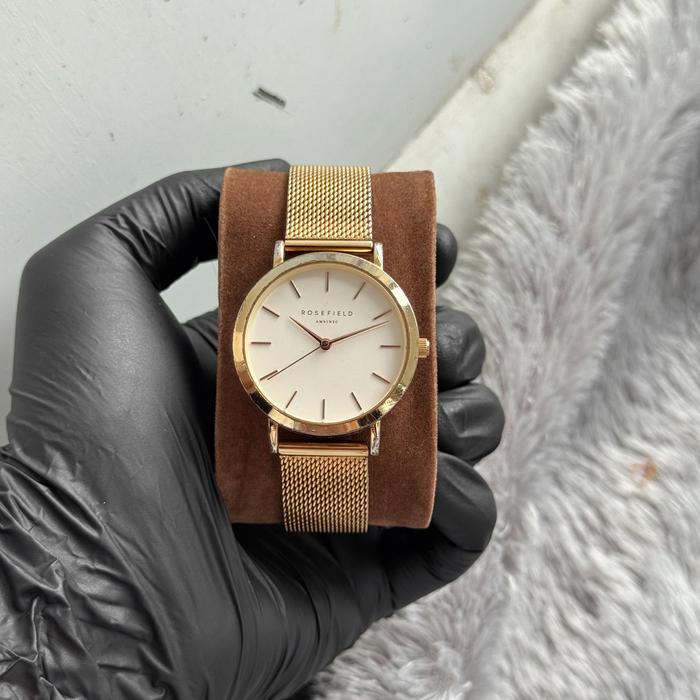 (Barunya 2jt) Jam Tangan Rosefield Original Rosegold