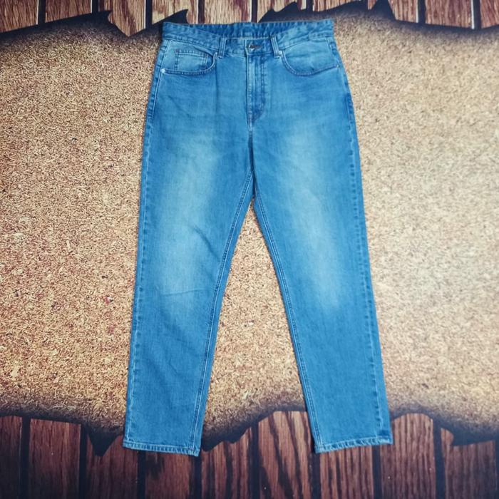 Celana Panjang Blue washed SPAO 1980 Authentic Brand