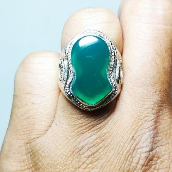 NATURAL BACAN GULAU KRISTAL RING TEROMPAH / ASLI BATU Sale