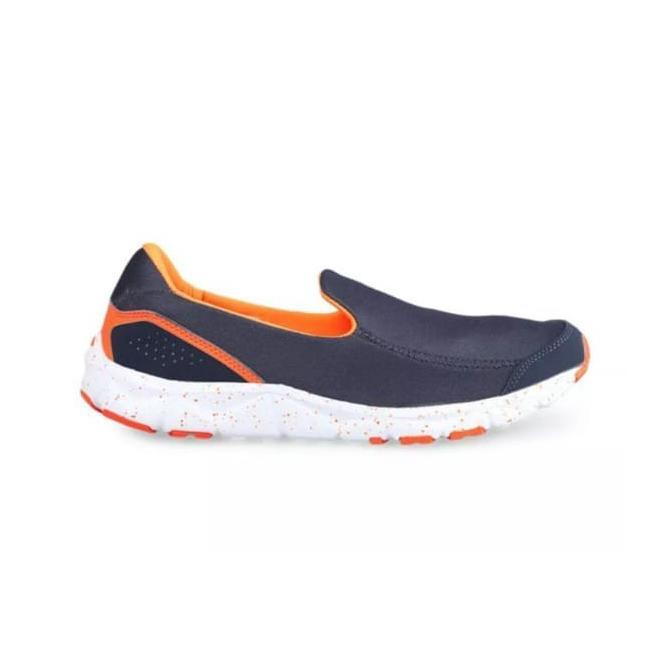 New Sepatu League Slip On Wanita Luna Navy Lifestyle Original Promo Happy Shopping