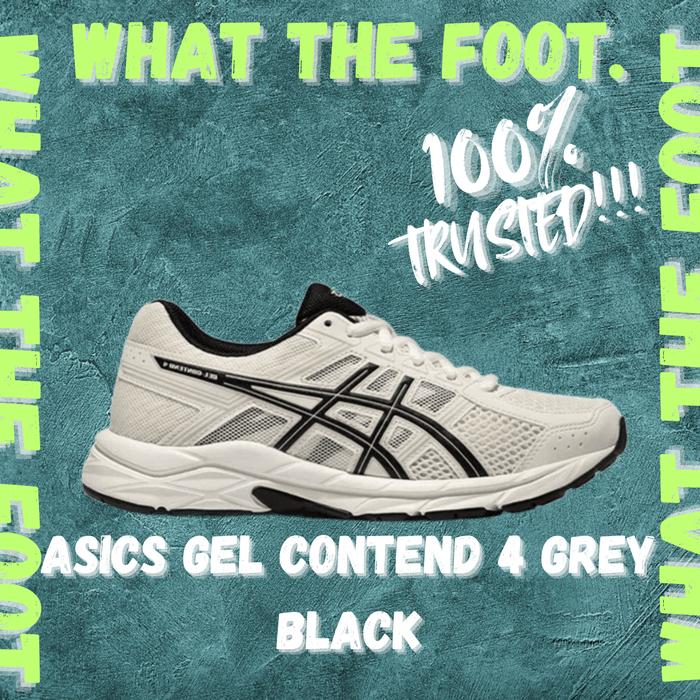 ASICS Gel Contend 4 Grey Black ( 100% Original BNIB )