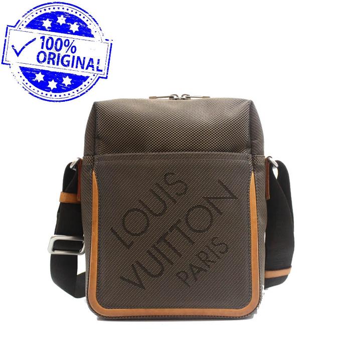 Preloved Louis Vuitton LV Damier Geant Citadin Messenger Bag 2004