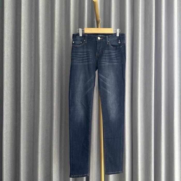 𝙋𝙍𝙀𝙇𝙊𝙑𝙀𝘿 Teenie Weenie TW Bear Dark Blue Denim Jeans High Waist Women's Trouser Pants Celana Panjang