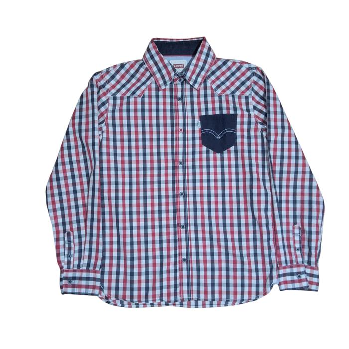 Kemeja levis western plaid